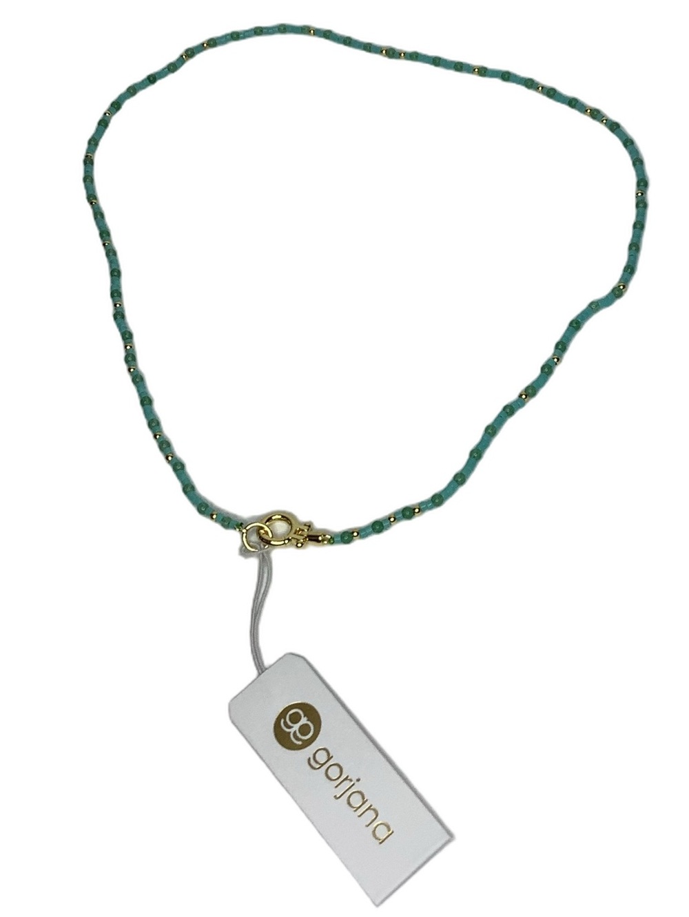 Gorjana Poppy Gem Aventurine Necklace New - Picture 4 of 6